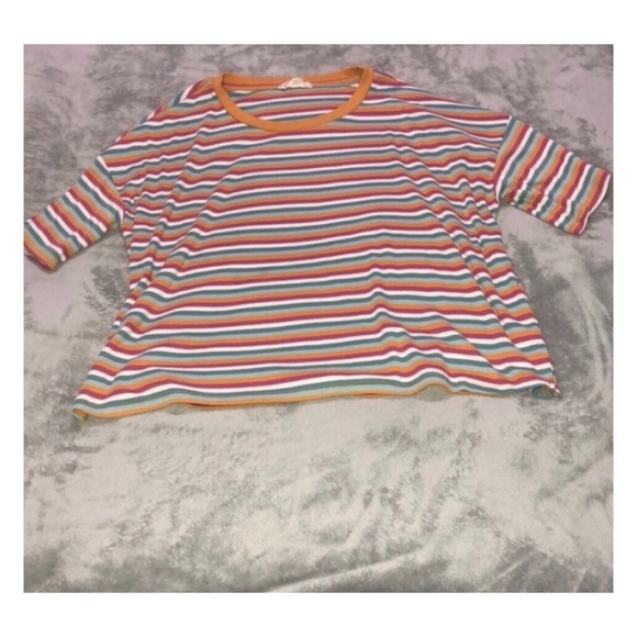 Pink Republic Multicolor Striped Shirt - Picture 1 of 3